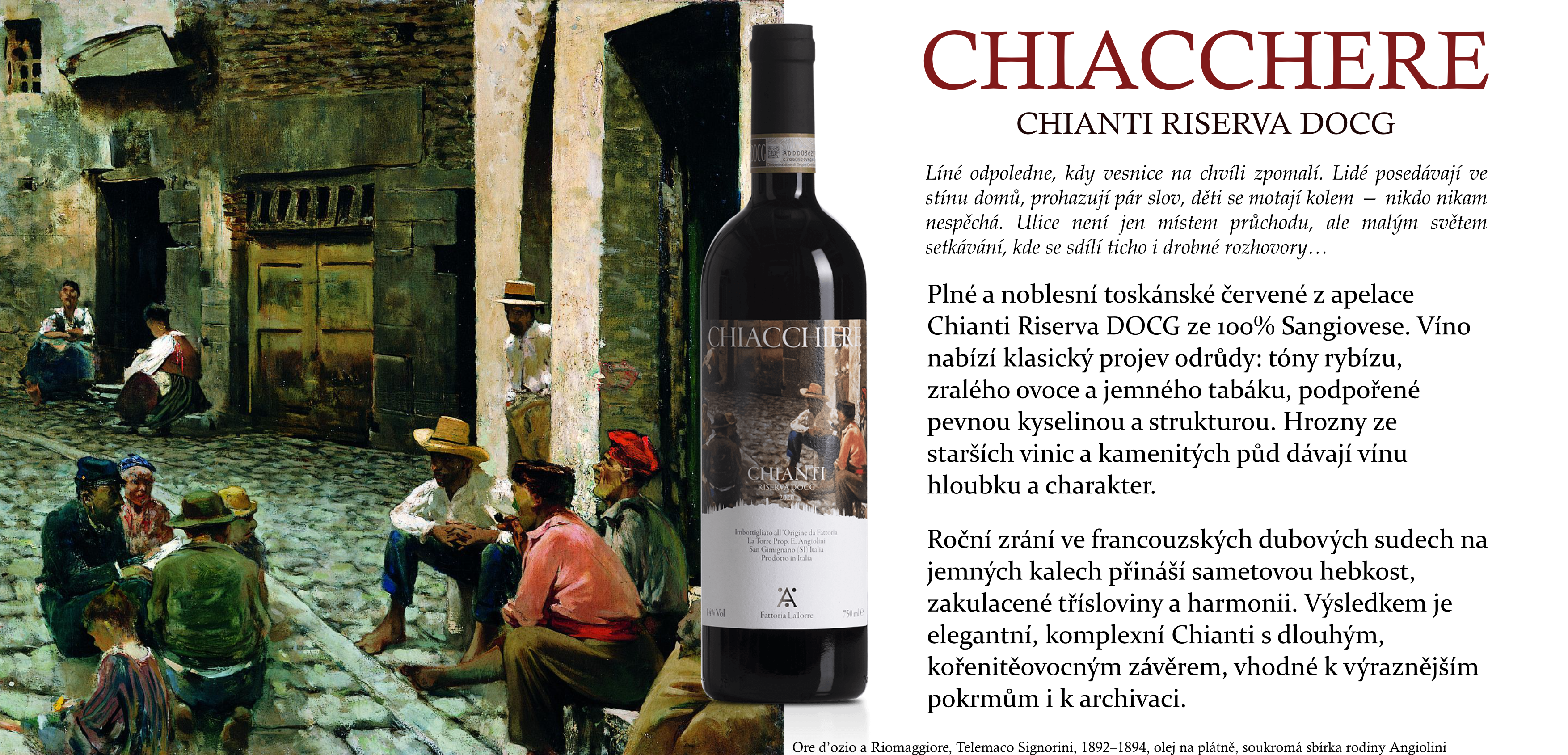 Prezentace vína Chiacchere
